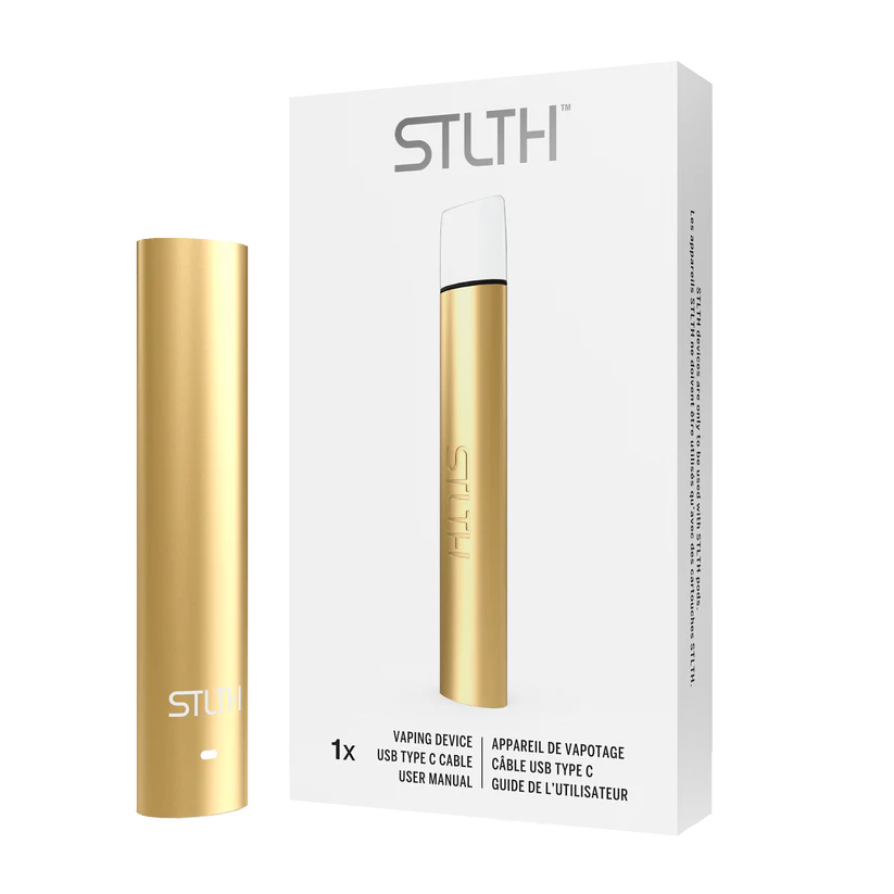 STLTH TYPE C Vape Device Gold Metal