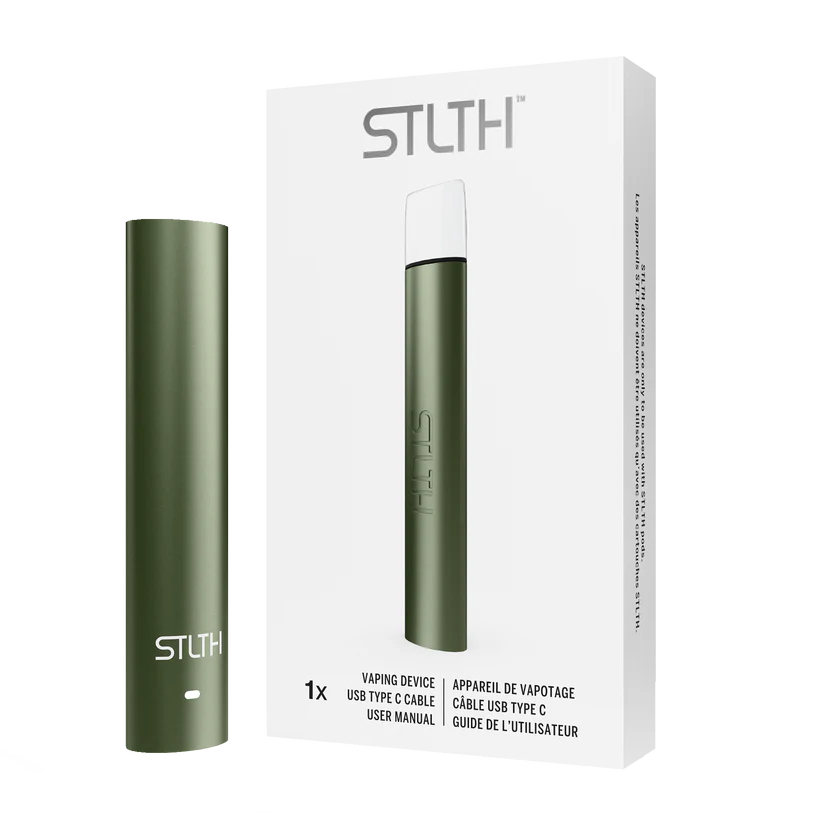 STLTH TYPE C Vape Device Green Metal