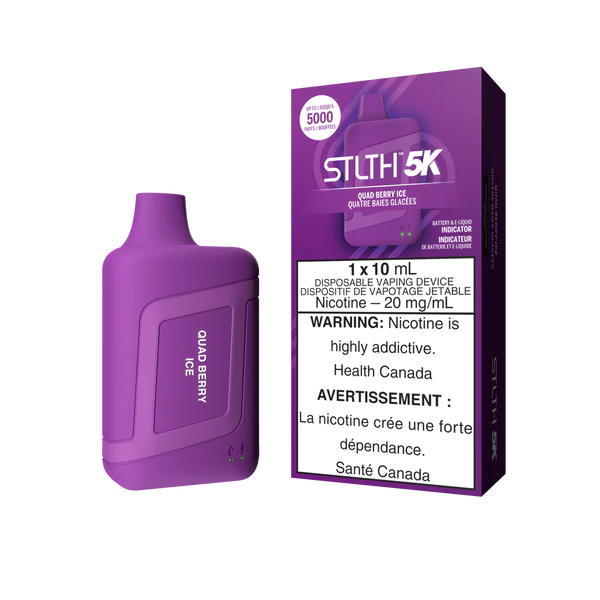 stlth 5000 puffs quad berry ice