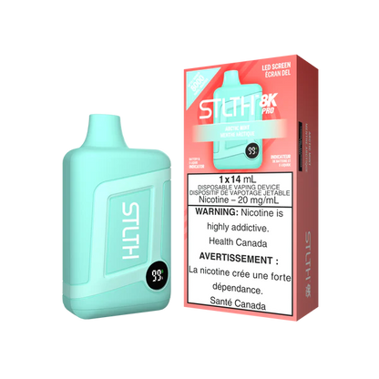 stlth 8000 puffs pro arctic mint