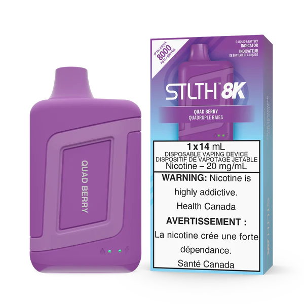 stlth 8000 puffs quad berry