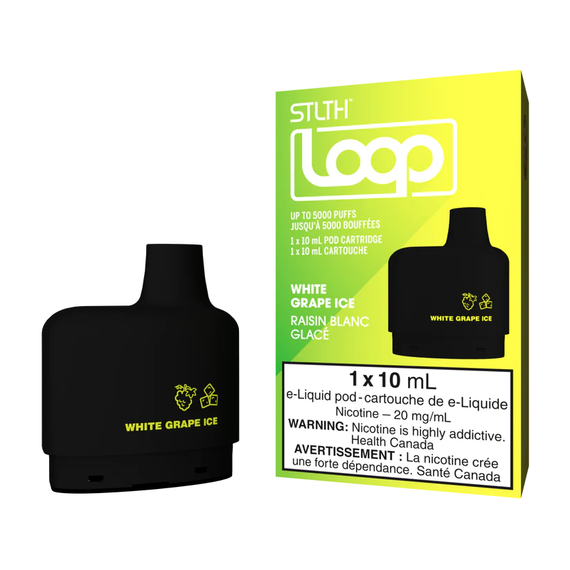 stlth loop pod white grape ice