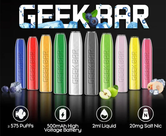 Vape Jetable Geek Bar 575 Puffs 2%