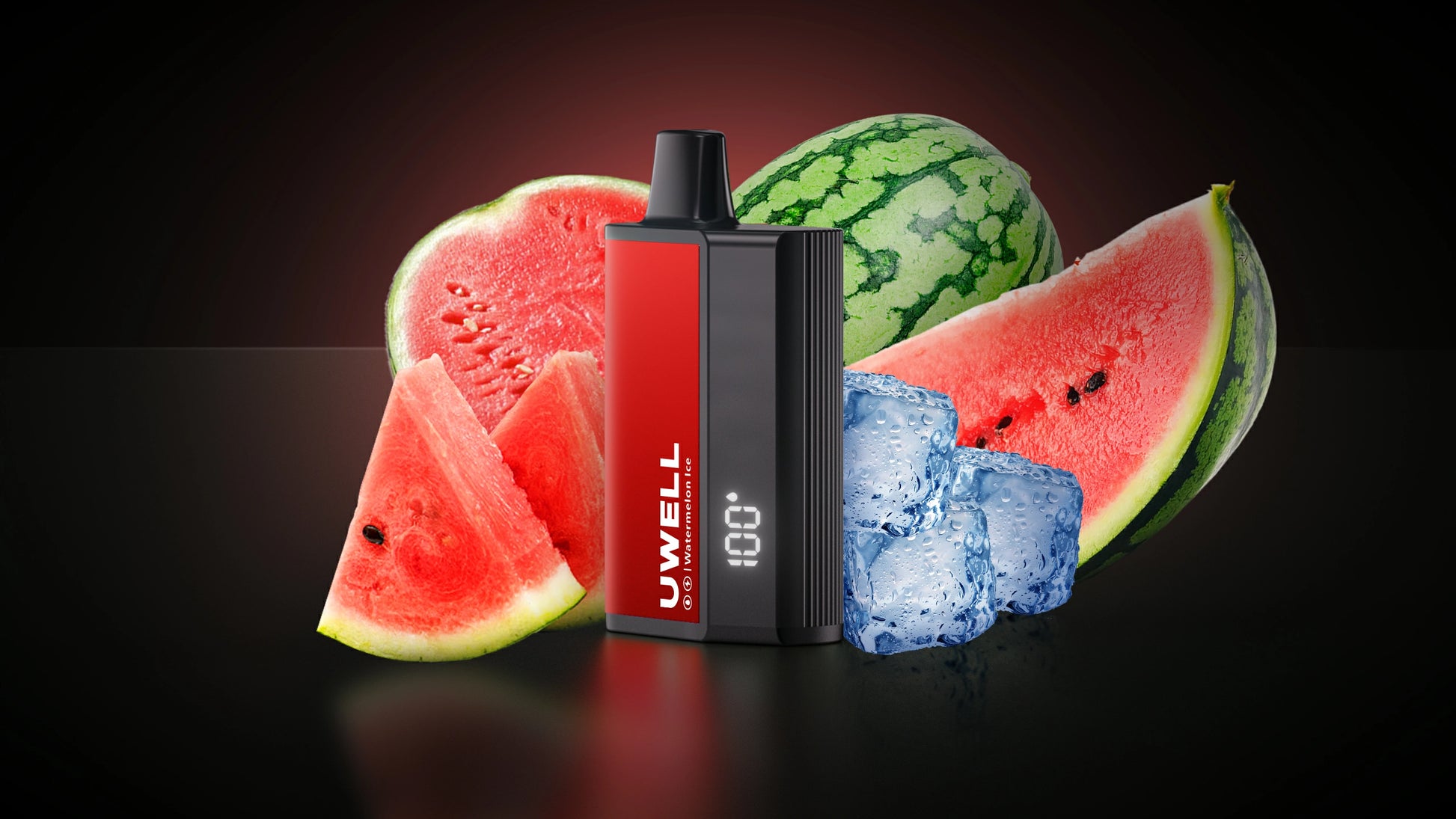 vape jetable uwell DL8000 8000 puffs watermelon ice