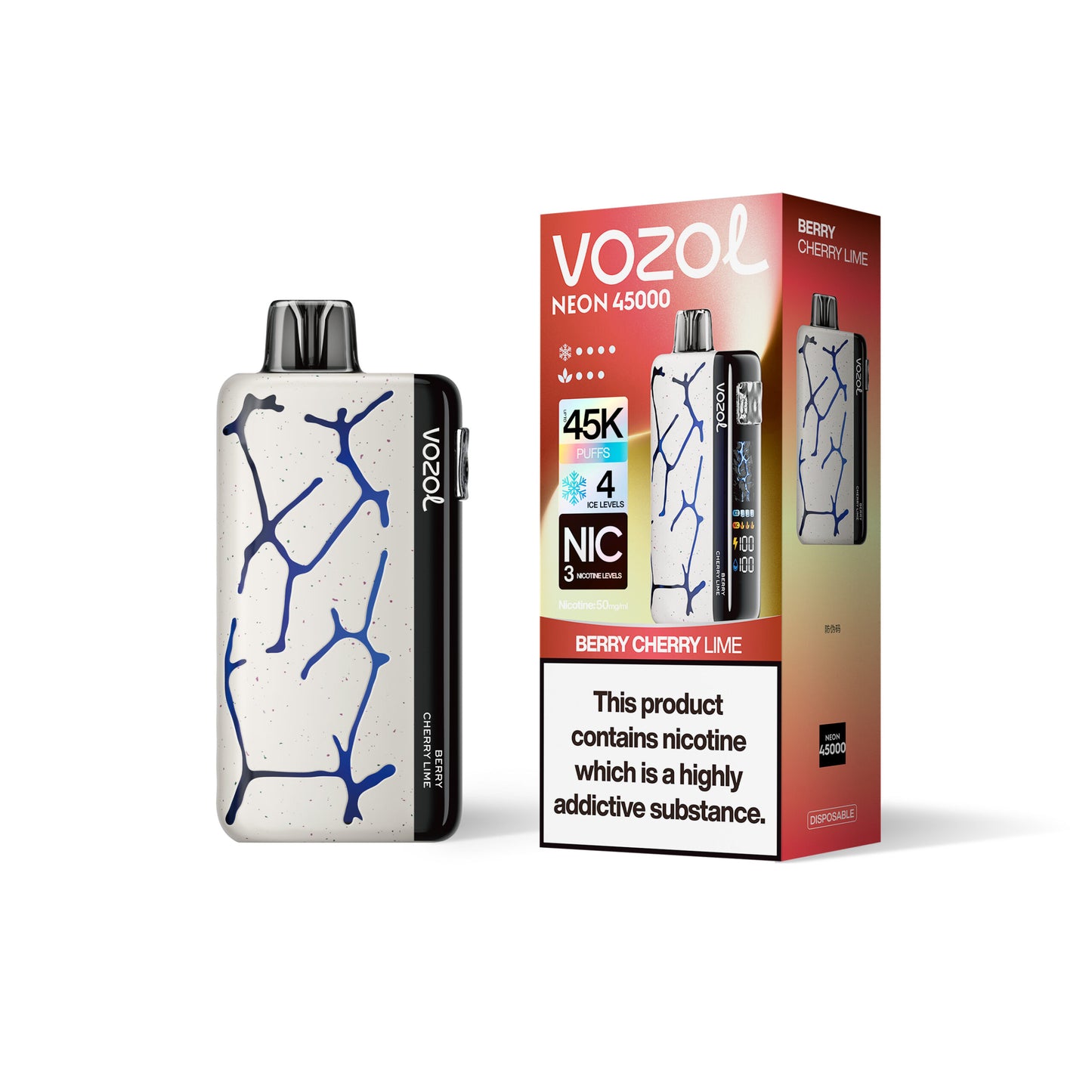 vozol 45000 BERRY CHERRY LIME