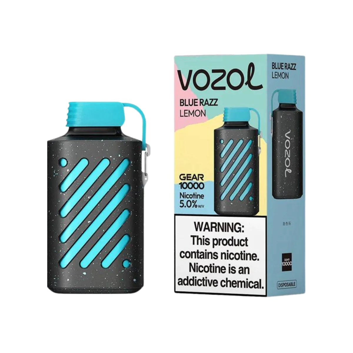 vozol gear 10000 puffs blue razz lemon