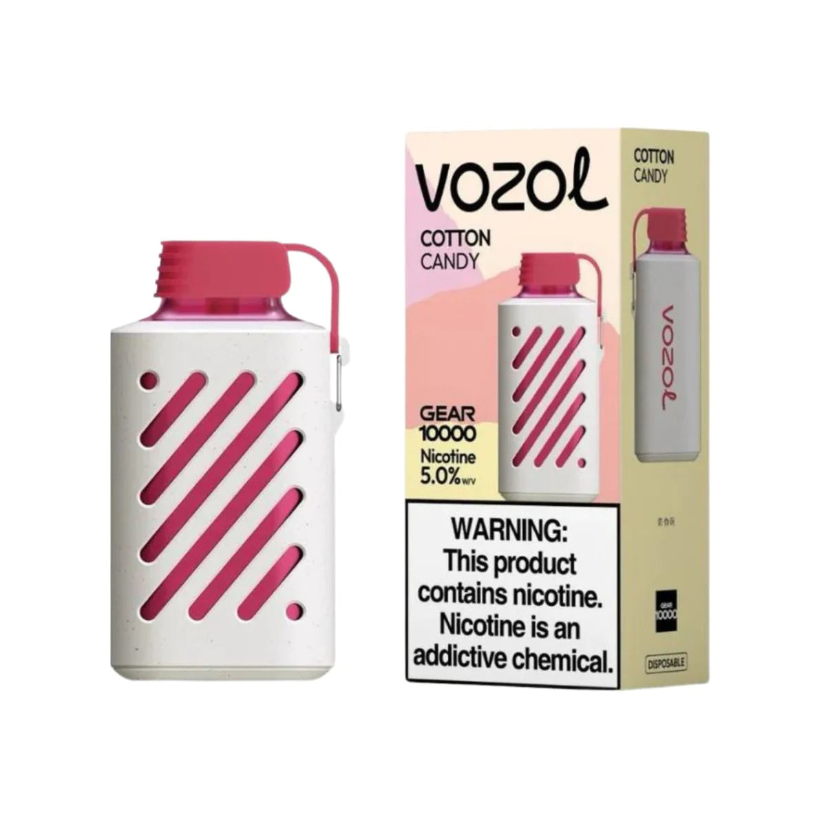 vozol gear 10000 puffs cotton candy