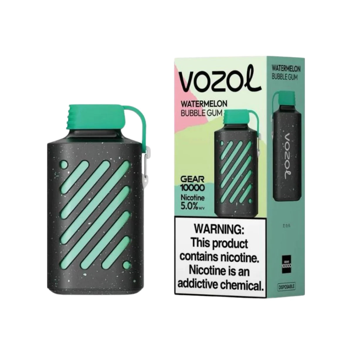 vozol gear 10000 puffs watermelon bubble gum