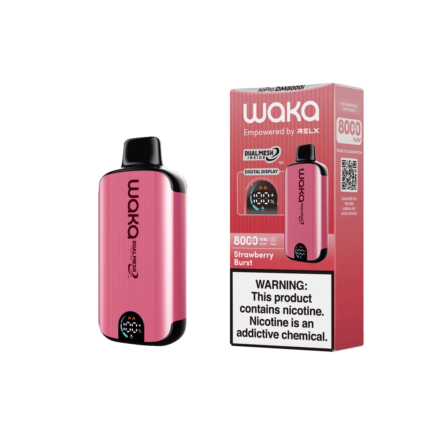 waka 8000 puff strawberry burst maroc