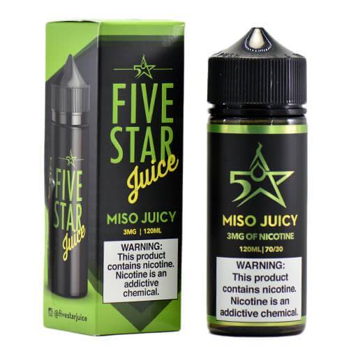 Five Star Juice - Miso Juicy Fruité 120ml - Vape Land