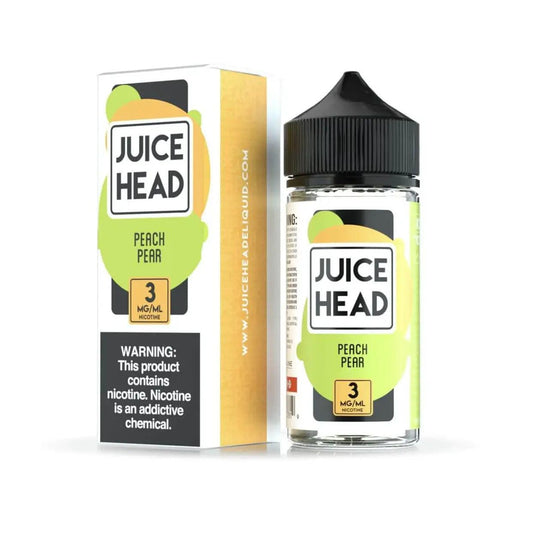 Juice Head Peach Pear 100ml 6mg - Vape Land